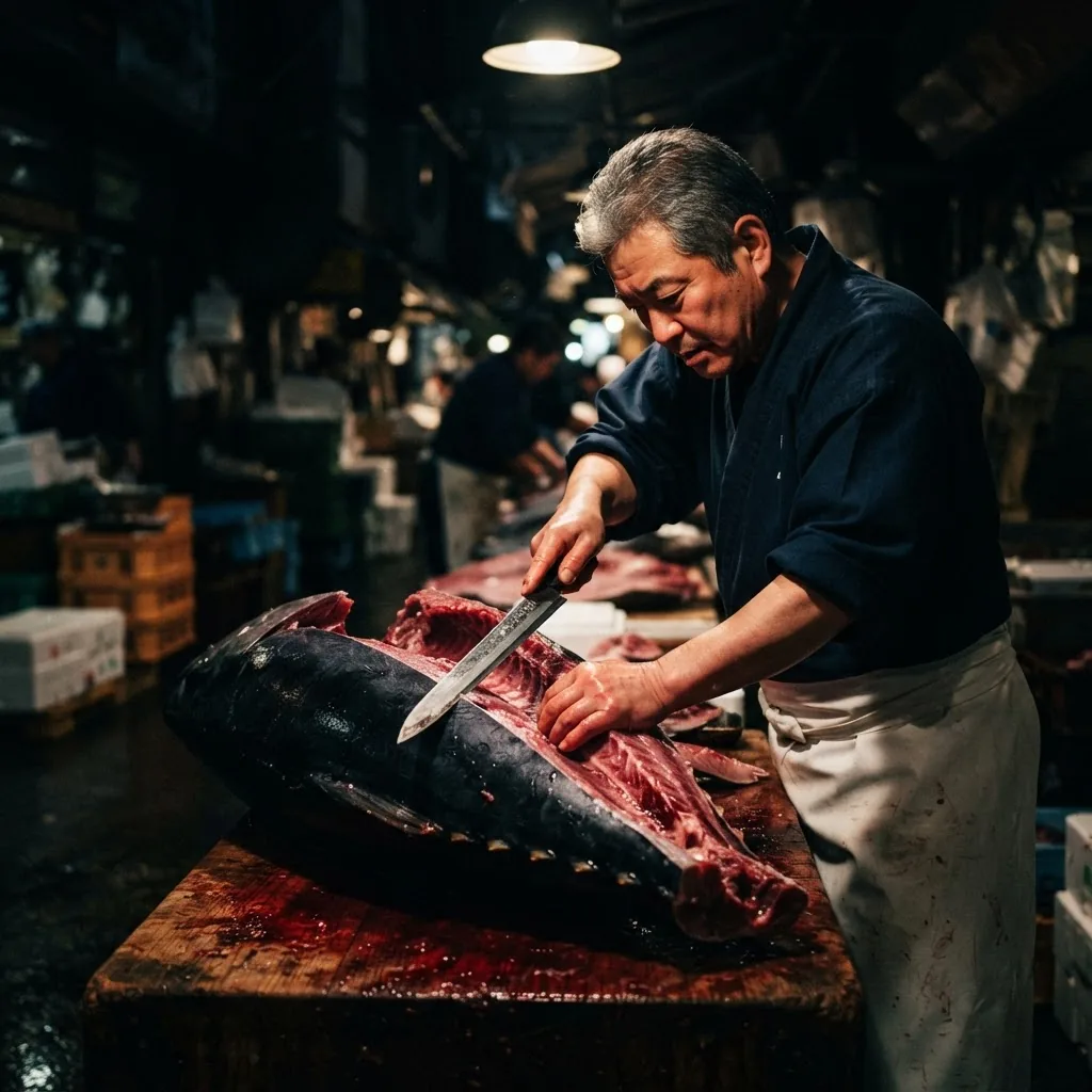 Ronqueo de atún en SUKOI
